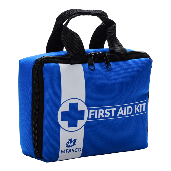 Empty First Aid Bag Blue With Handles MFA