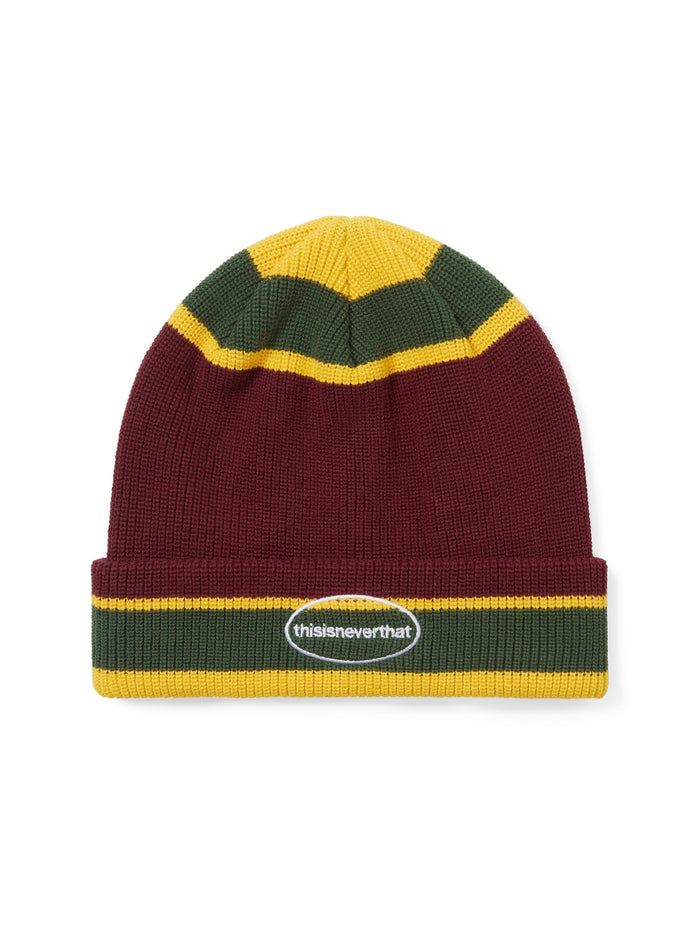 E/T-Logo Multi Striped Beanie
