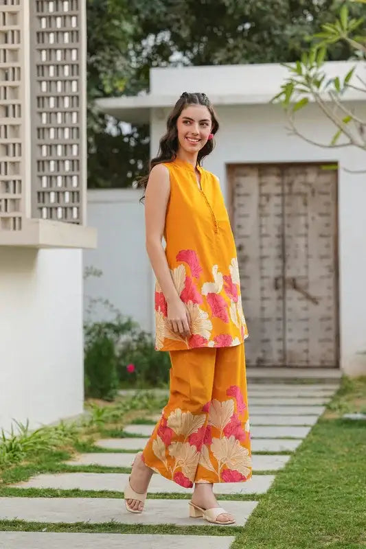 Evening Radiance Cotton Co-ord Set