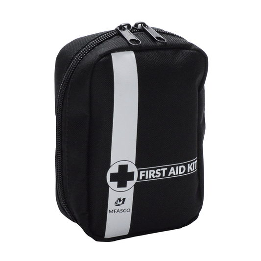 First Aid Case Black Personal Empty MFASCO