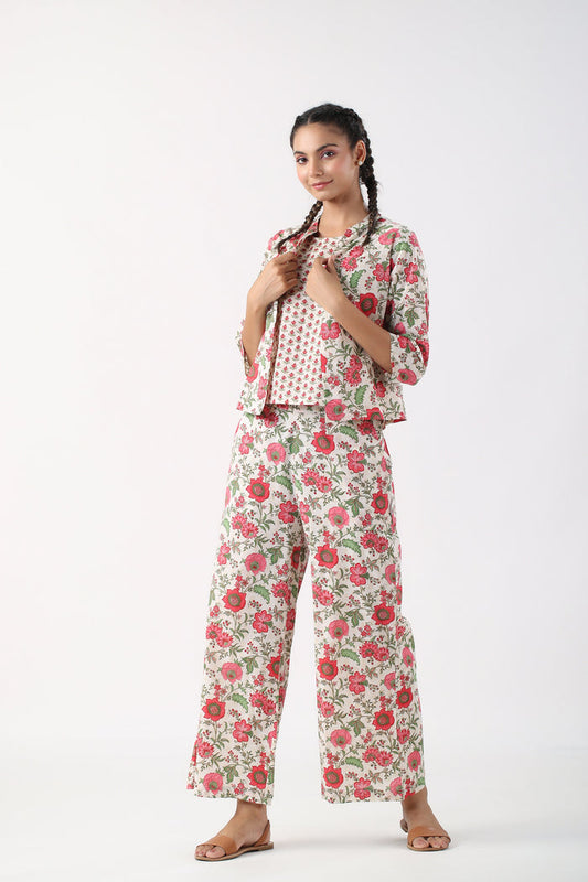 Garden Party Cotton Three Piece Set