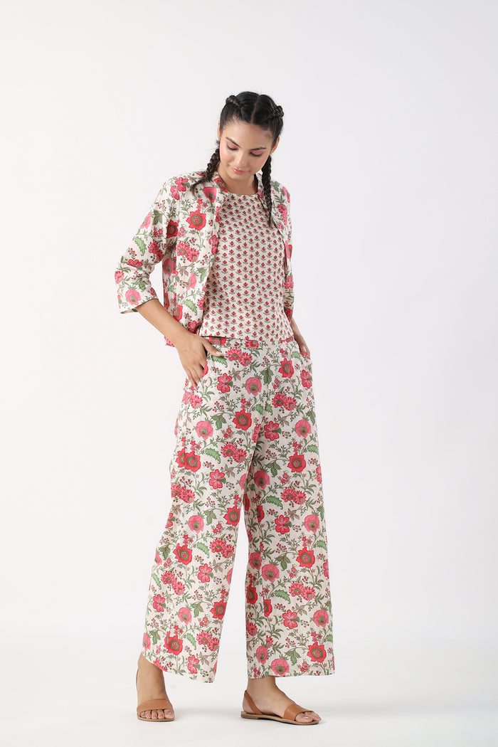 Garden Party Cotton Three Piece Set