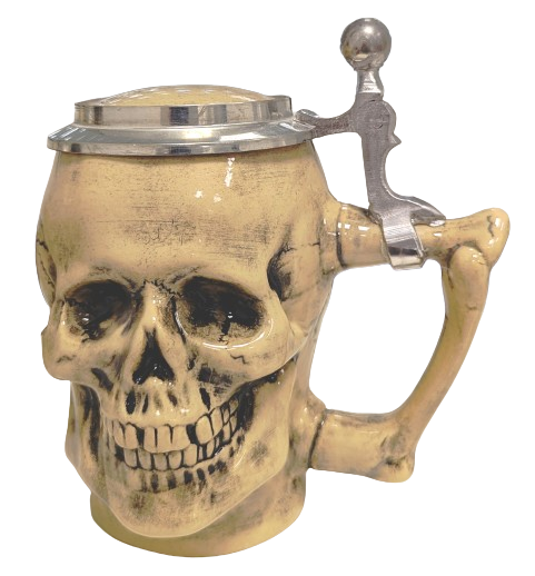 German Skull Stein – Brew to the Bone 🍺☠️