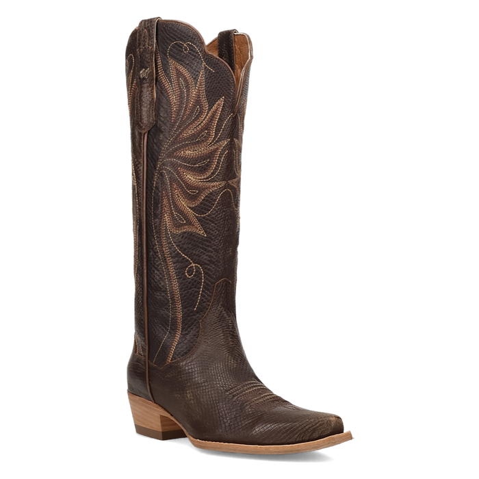 Grace Leather Boot in Brown by Dan Post