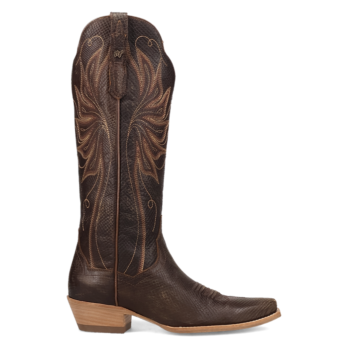 Grace Leather Boot in Brown by Dan Post