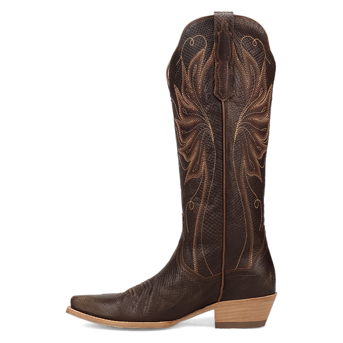 Grace Leather Boot in Brown by Dan Post