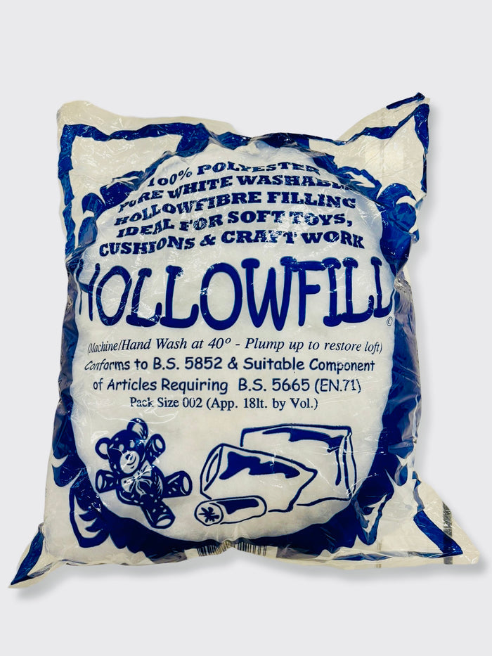 Hallowfill Fire Retardant Toy Stuffing , 100% Polyester, Pure White Washable Hollow Fibre Filling Fabric