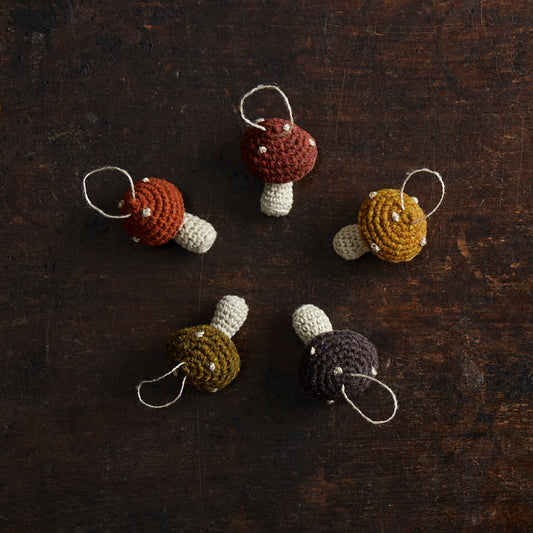 Hand Crocheted Wool Mushroom - More Colours
