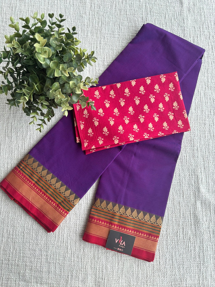 Handloom chettinad cotton saree