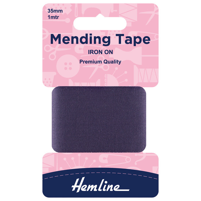 Hemline Iron-On Mending Tape: 100cm x 38mm - Invisible Mending