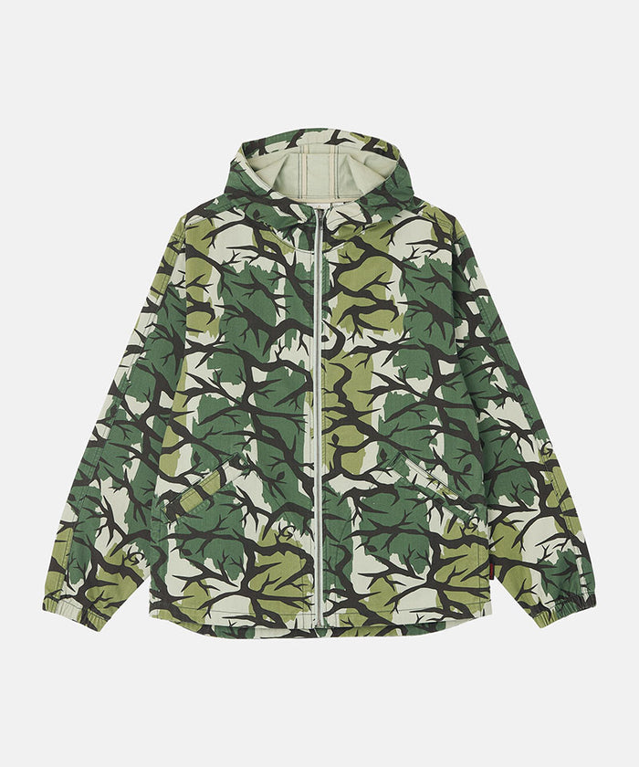 Herringbone Hooded Jacket