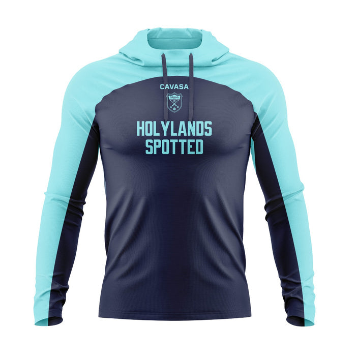 HOLYLANDS 2025 - Mint/Navy Snood Hoodie