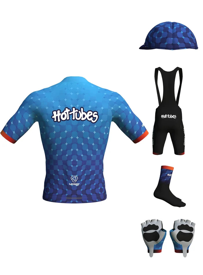 HOT TUBES KIT - JERSEY, BIBS, CAP, GLOVES AND SOCKS - WOMEN