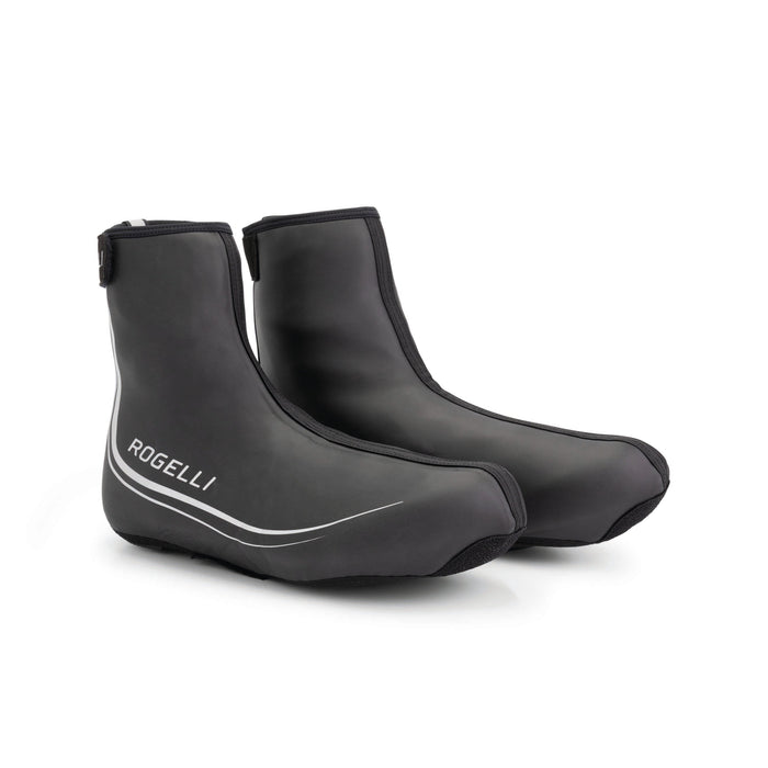 Rogelli Hydrotec overschoenen zwart beschermen tegen koude voeten voorkant.
