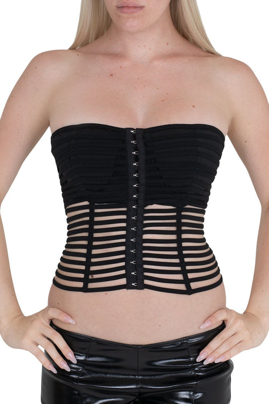 ILLEGAL Jeffrey Campbell Top Black