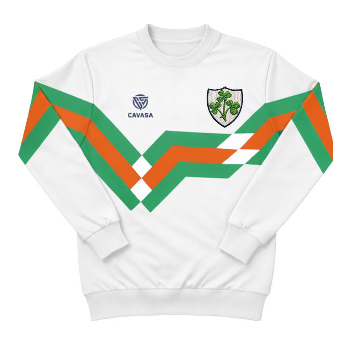 Ireland Black 80s Inspired Sweatshirt
