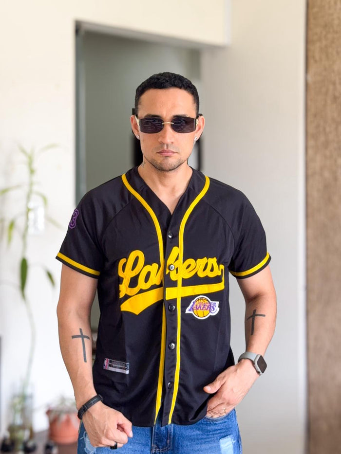 Jersey Lakers Negra