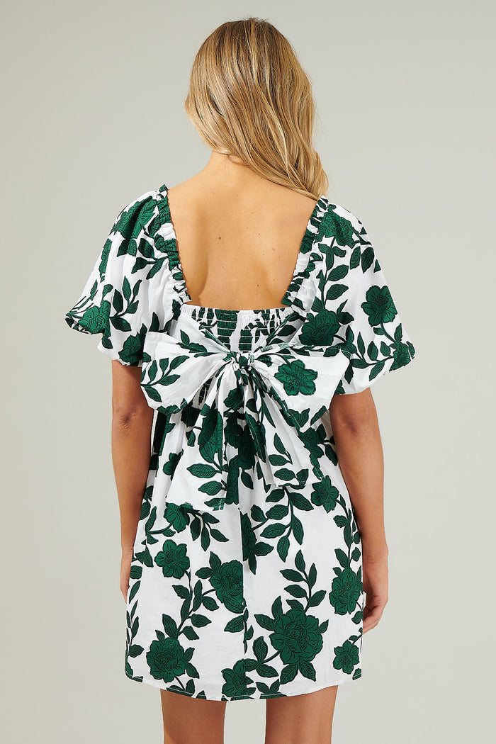 Kane Floral Marion Babydoll Mini Dress