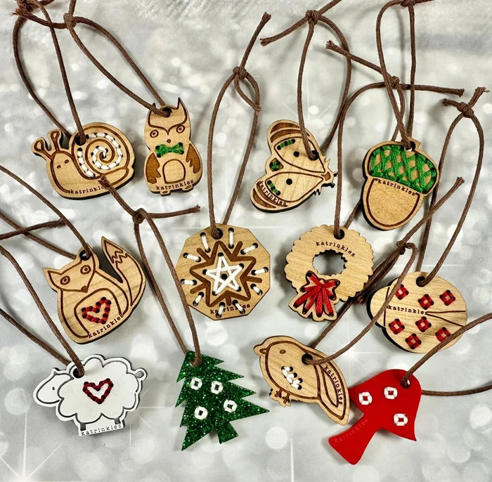 Katrinkles - 12 Days of Stitchable Ornaments