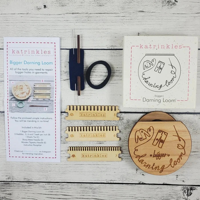 Katrinkles - Bigger Darning & Mending Loom Kit