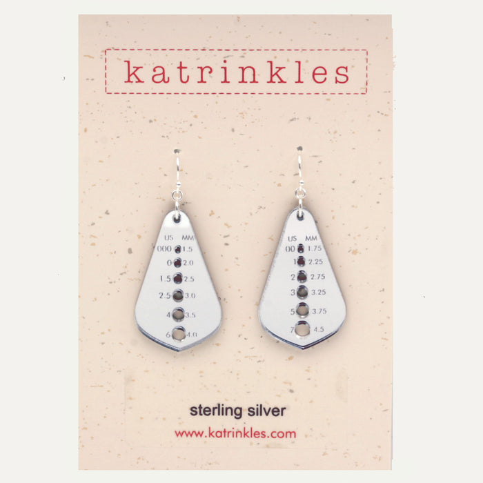 Katrinkles - Rain Drop Needle Gauge Earrings