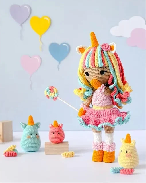 Kawaii Crochet Dolls by Elise Brocard