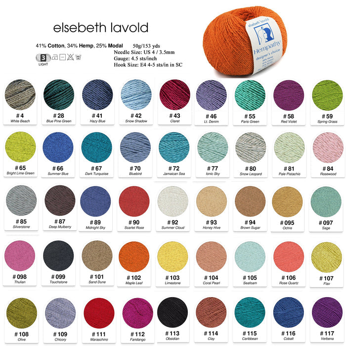 Elsebeth Lavold - Hempathy / Small / PRE-ORDER any 1 color
