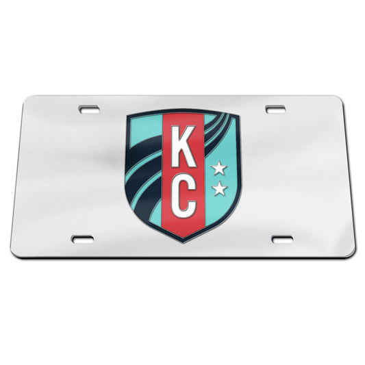 KC Current Chrome License Plate