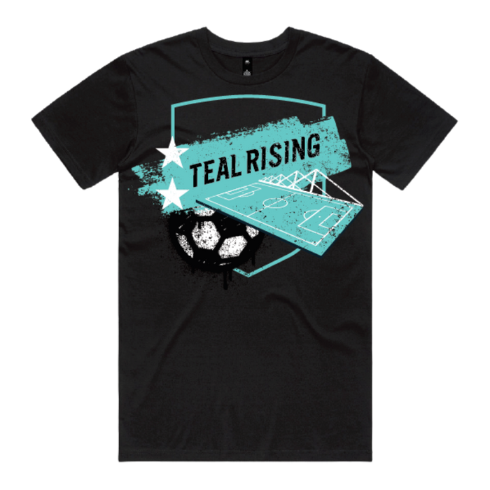 KC Current Unisex 2026 Teal Rising T-Shirt