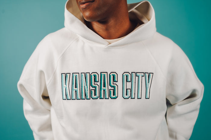 KC Current Unisex 3D Embroidered Oversized  KC Hoodie
