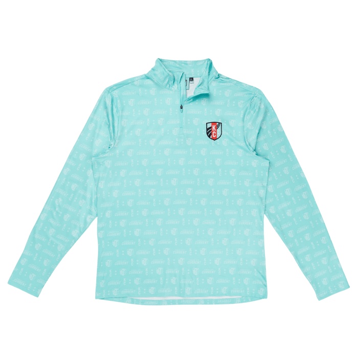 KC Current Unisex Baselayer Logo Repeat Half-Zip