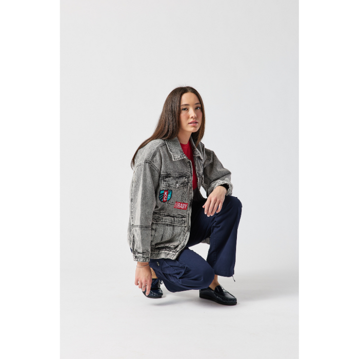 KC Current Unisex Cargo Oversized Jacket