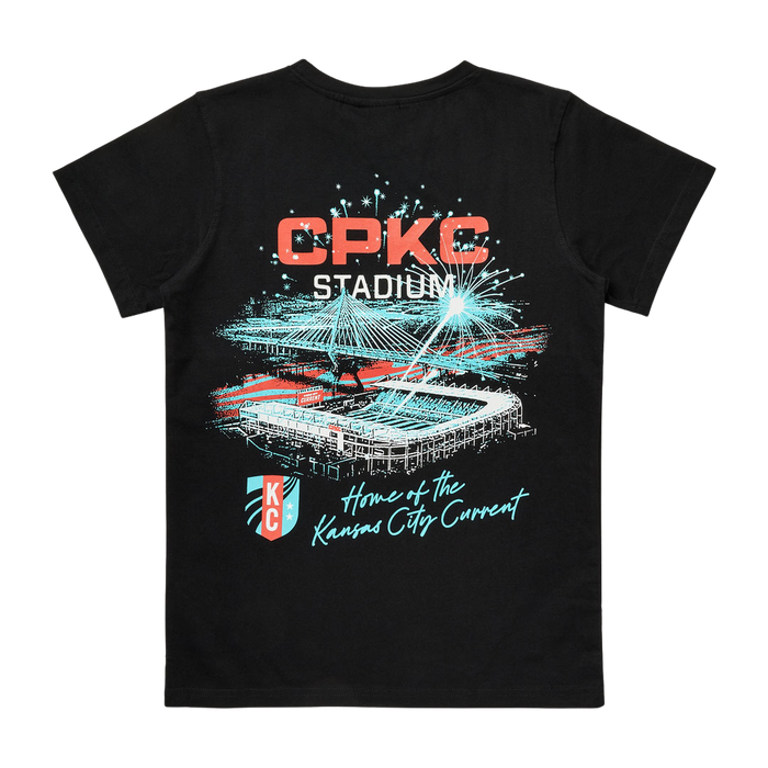 KC Current Unisex CPKC Stadium Fireworks T-Shirt