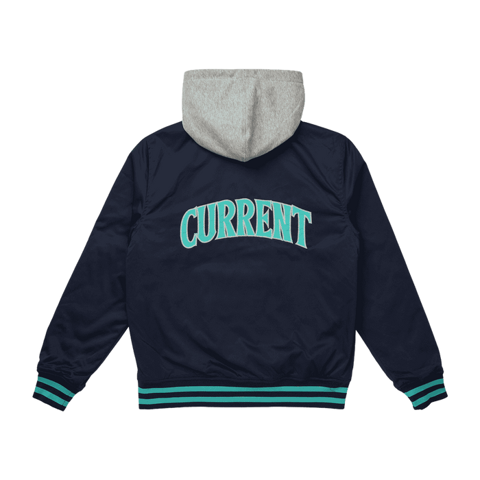KC Current Unisex Hooded Bomber Jacket