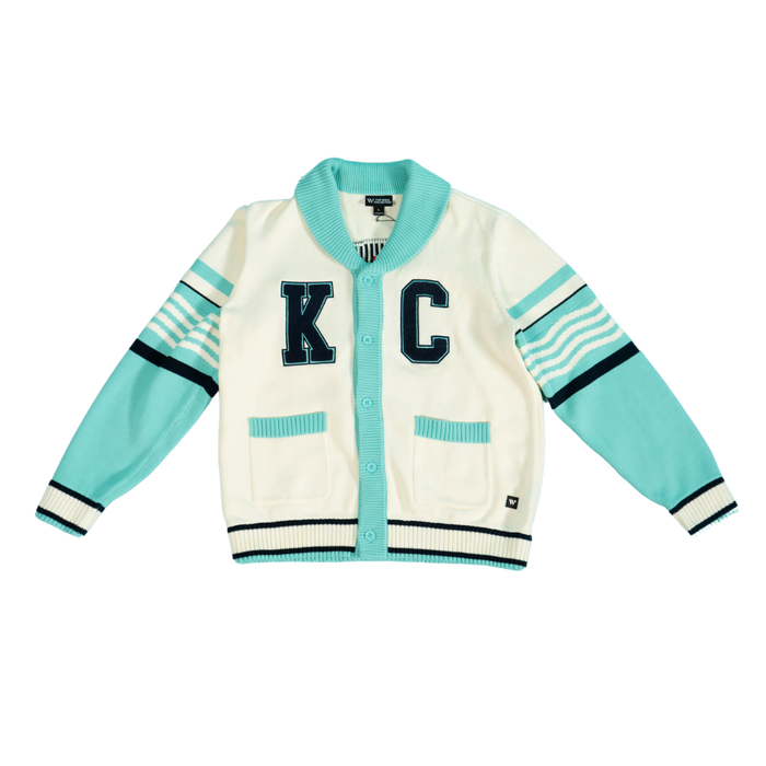 KC Current Unisex Jacquard Knit Cardigan