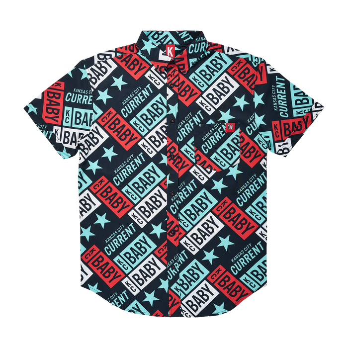 KC Current Unisex KC Baby Logod Button Up