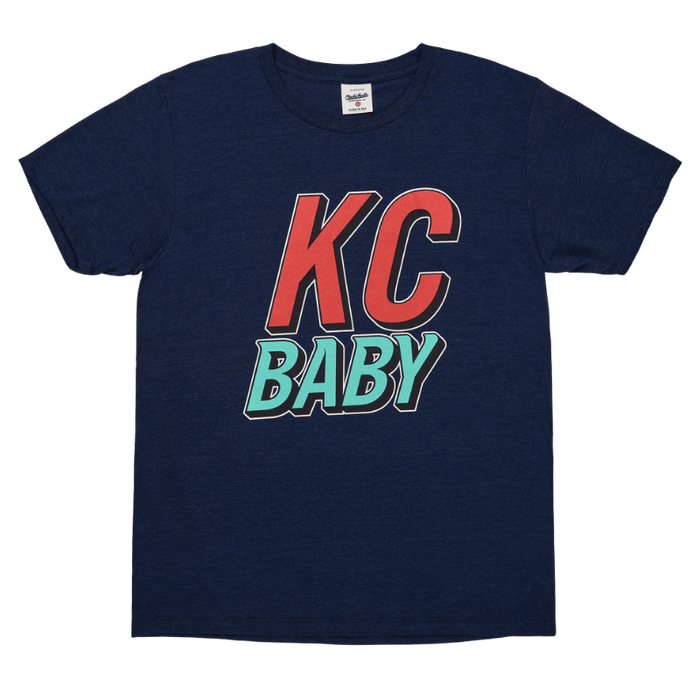 KC Current Unisex Navy KC Baby Script T-Shirt
