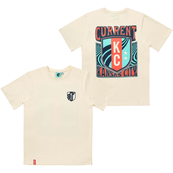 KC Current Unisex Retro Waves Relaxed T-Shirt