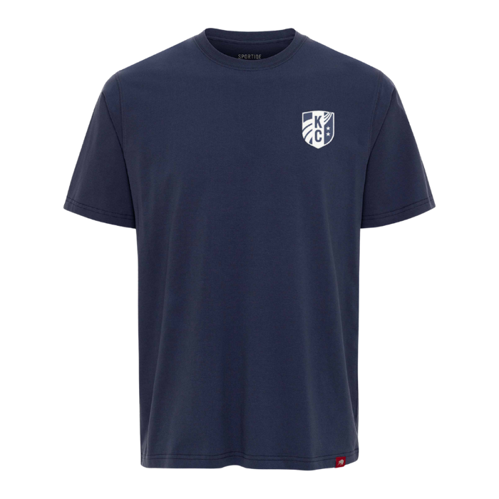 KC Current Unisex Script Crest T-shirt