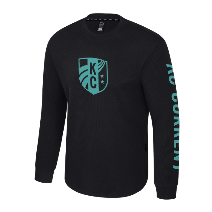 KC Current Unisex Teal Ice Thermal Long Sleeve