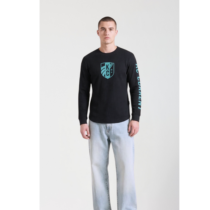 KC Current Unisex Teal Ice Thermal Long Sleeve