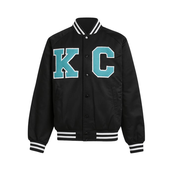 KC Current Unisex Teal KC Bomber Jacket