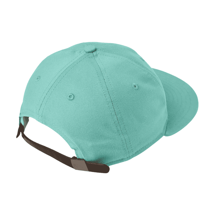 KC Current Unisex Teal Leather Flatbill