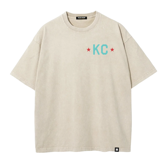 KC Current Unisex Teal Mobb Crest T-Shirt