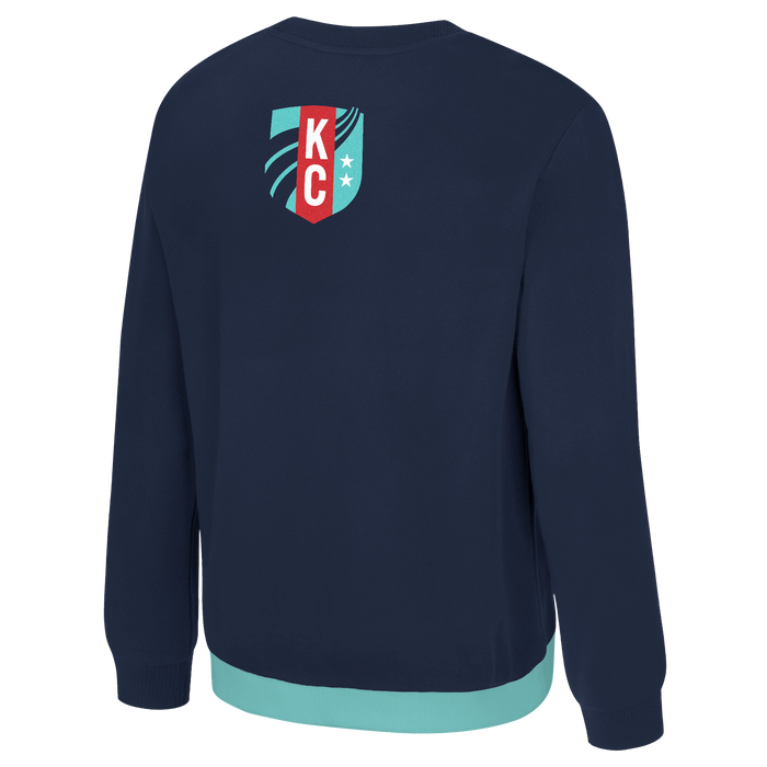 KC Current Unisex Teal Pocket Crewneck