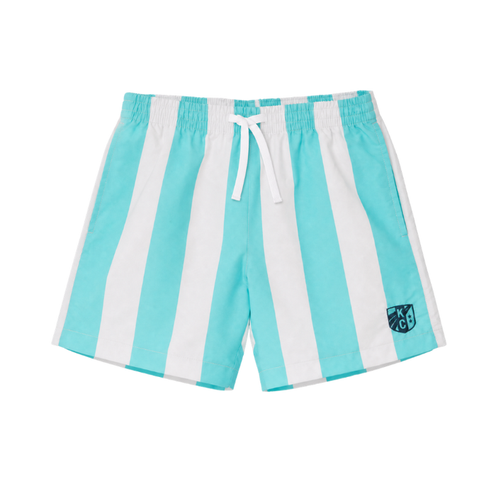 KC Current Unisex Vertical Stripe Swim Shorts