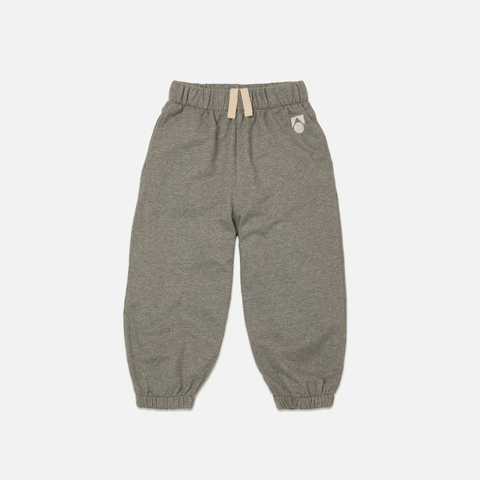 Kids Cotton Balloon Pant - Grey Melange
