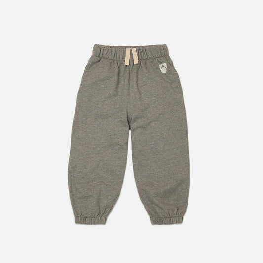 Kids Cotton Balloon Pant - Grey Melange