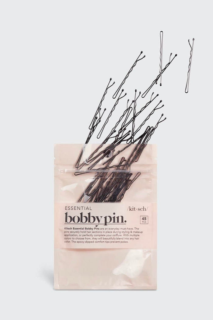 pack of bobby pins in black or gold