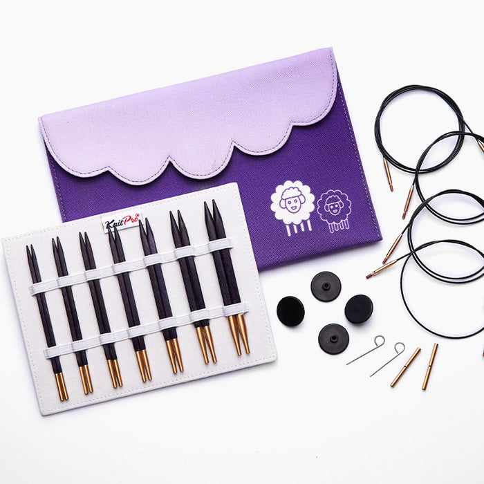 Knit Pro - J'Adore Cubics Deluxe 5" Interchangeable Needle Set PRE-ORDER